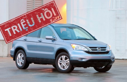 Triệu hồi Honda CR-V vì hệ thống treo bị lỗi